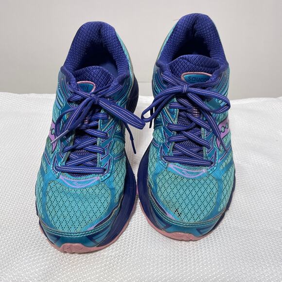 Saucony Everun Guide 9 Shoes Womens Size 9 Running Blue S10295-5 Low Top Sneaker - Picture 5 of 9